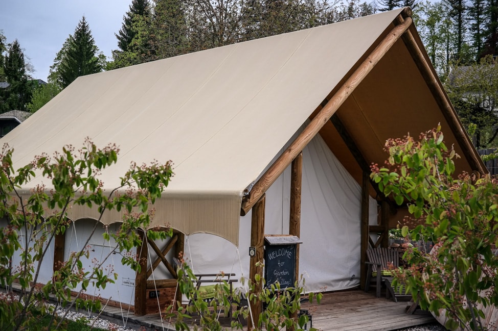 Glamping Tent at Garden Village Eco Resort, Lake Bled 