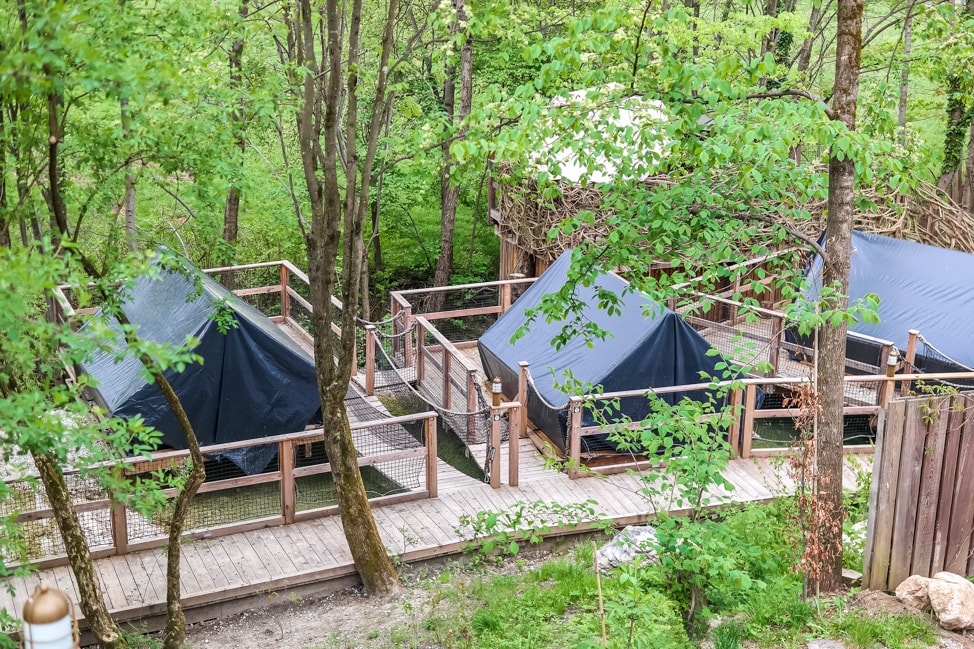 Pier Tents at Garden Village Eco Resort, Lake Bled 