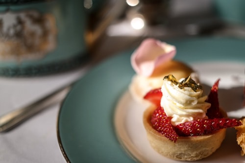 Some of the tempting treats at afternoon tea at Fortnum and Mason