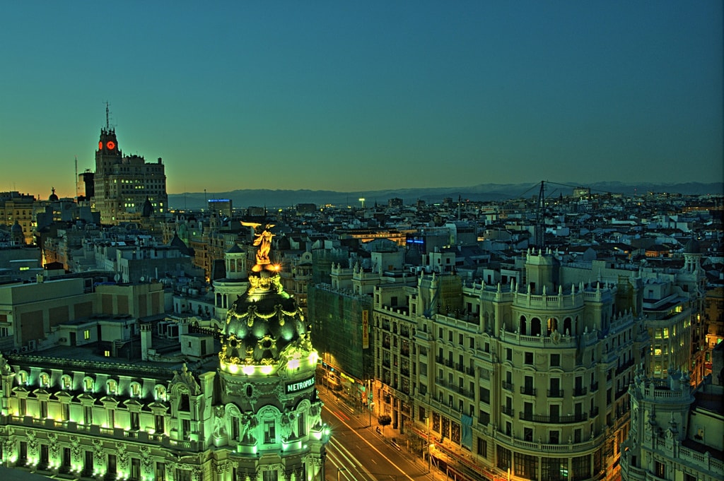 Madrid, Spain at night: 48 Hours in Madrid