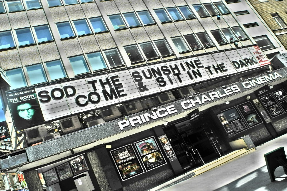 London Bucket List: Summer 2016. The Prince Charles Cinema...still on the list.