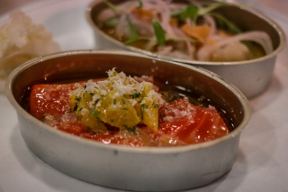 Best Dishes in London: Tinned Char at Taberna do Mercado