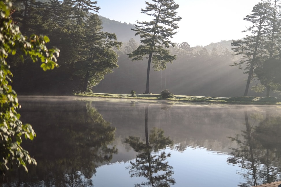 High Hampton Inn: view of the lake and golf course