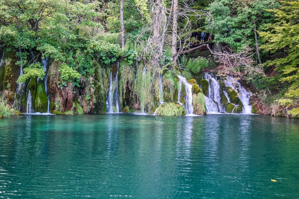 Visiting Plitvice Lakes: one of the many waterfalls