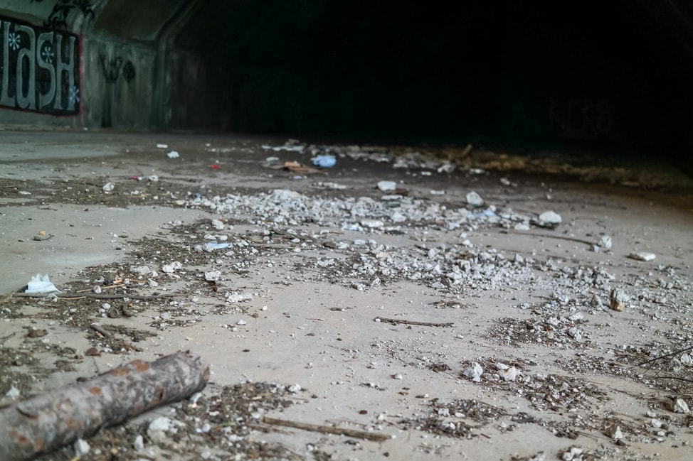 Mostar Bosnia: the abandoned military bunker