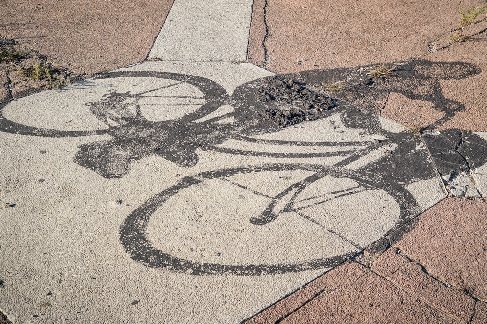 Mostar Bosnia: street art in the center of Mostar