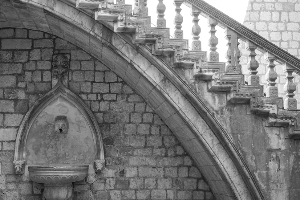 Dubrovnik Game of Thrones Tour: the stairs of the Spice Palace of Qarth