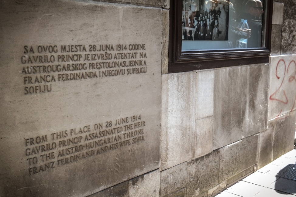 Sarajevo Bosnia: war memorial