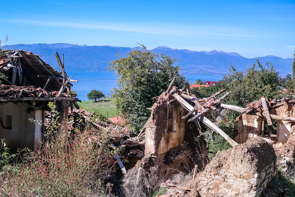 lake ohrid village remains