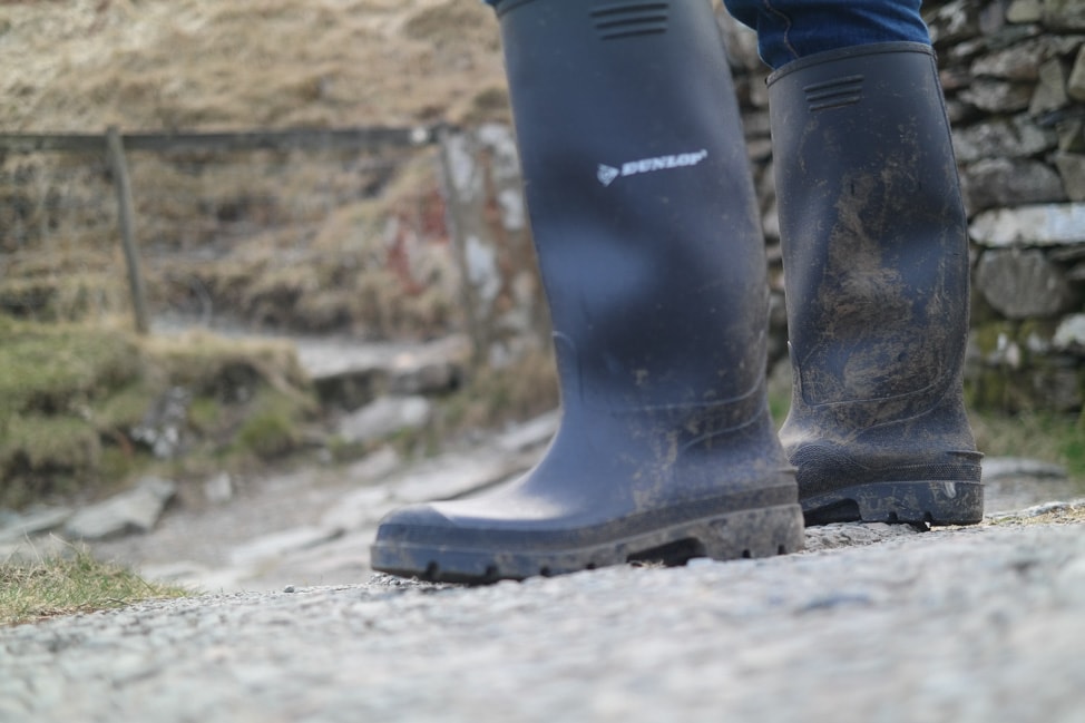 hiking in italy wellies