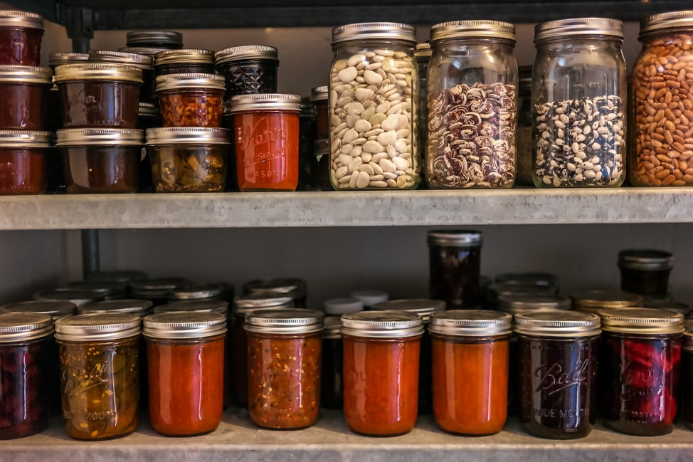 california road trip canned goods