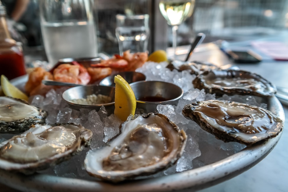 best things to do in charleston: oysters at The Darlings happy hour