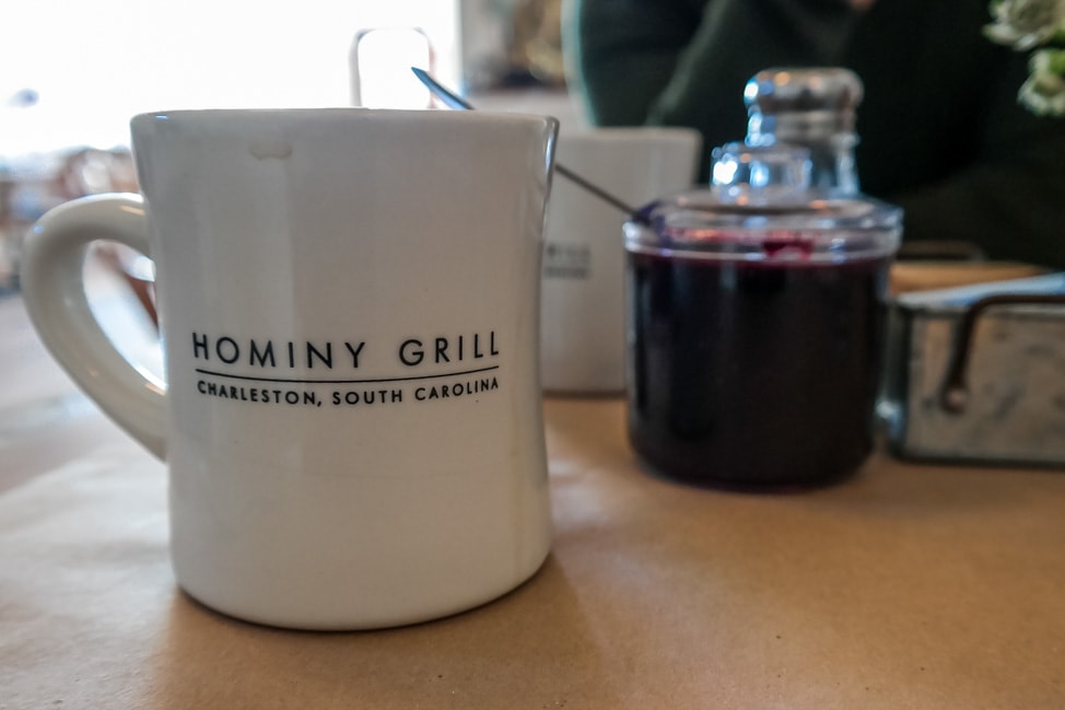 best things to do in charleston: a mug of coffee at the legendary Hominy Grill