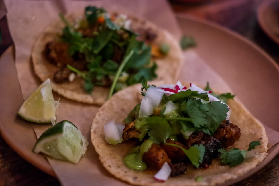 best things to do in charleston: delicious pork tacos at Minero