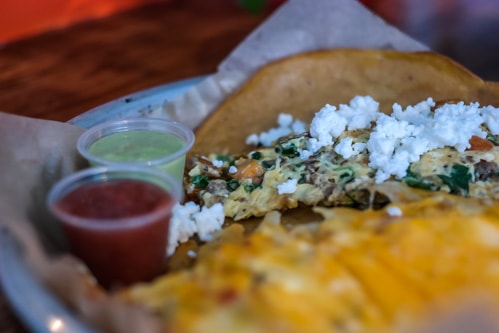 The best West Asheville breakfast: amazing breakfast tacos from Taco Billy