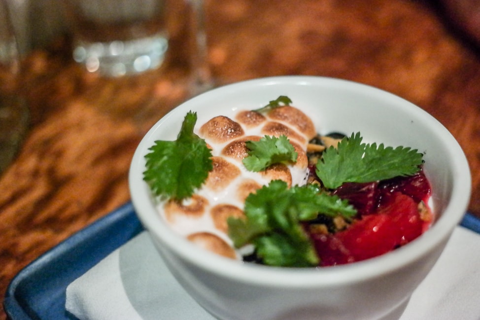 Buttermilk panna cotta at Rich Table, San Francisco