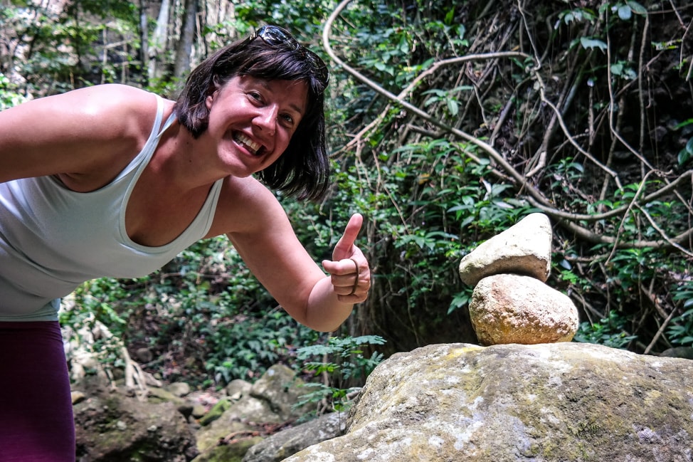 hiking in st. kitts we found the path