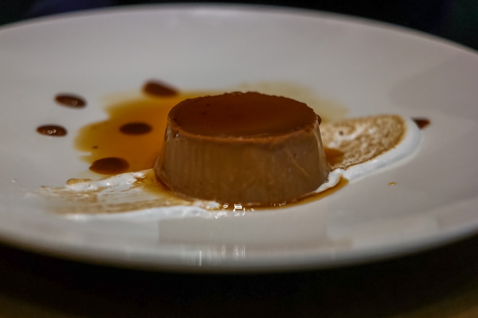 Dulce de Leche flan at M Threadneedle Street