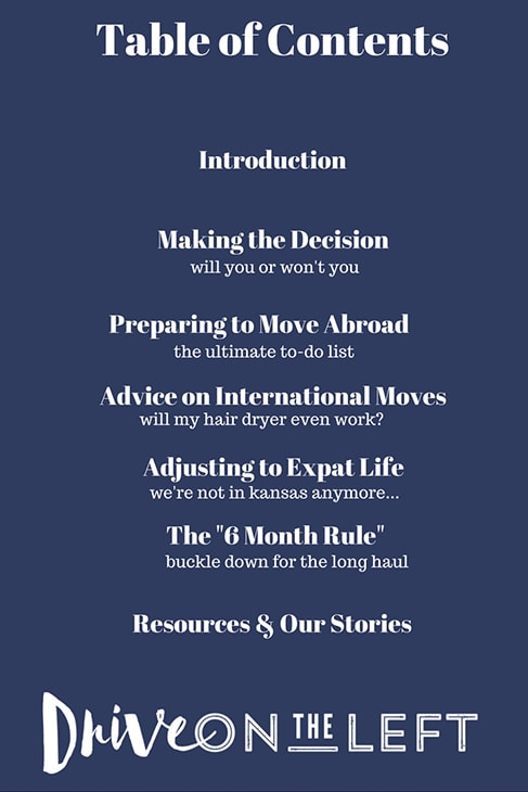 Drive on the Left expat eBook