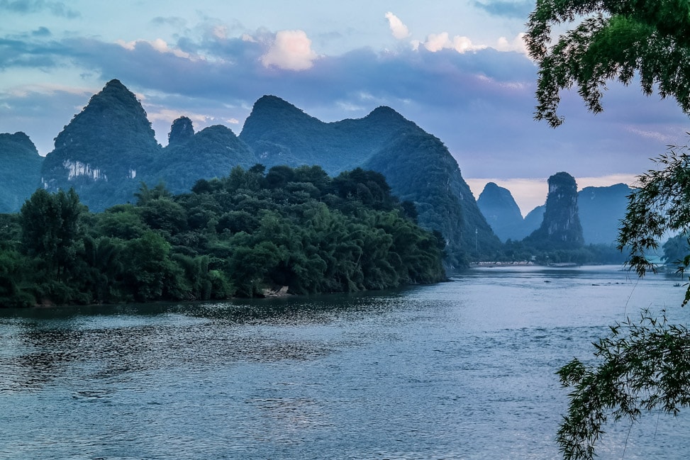 The Li River from the Alila Yangshuo