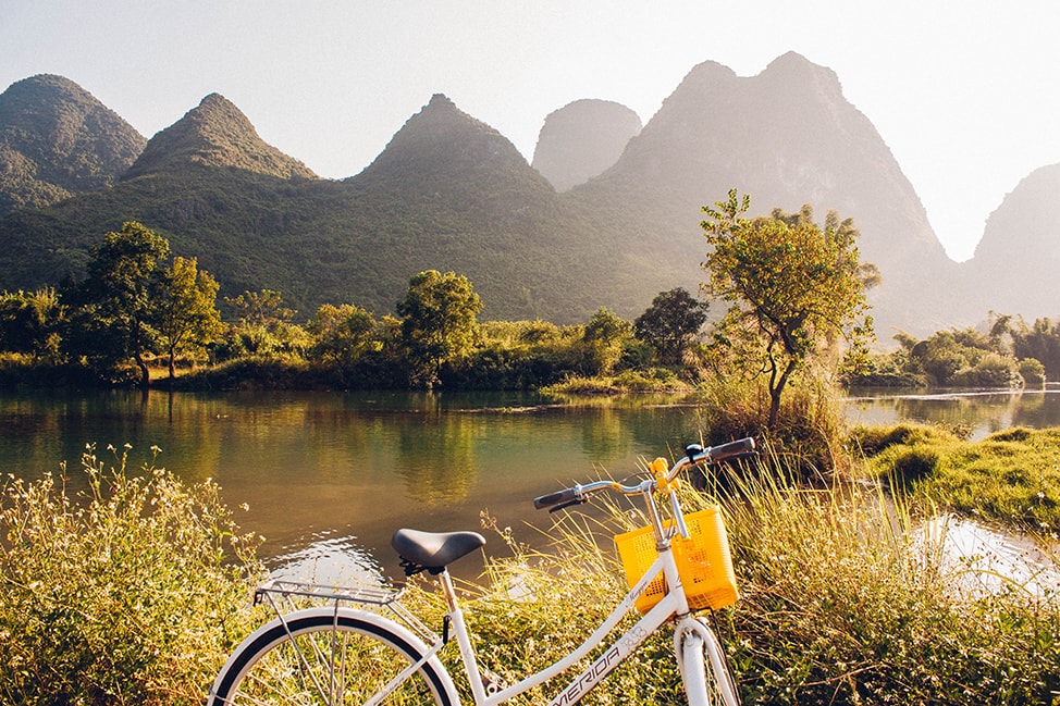 cycling tours through Yangshuo countryside