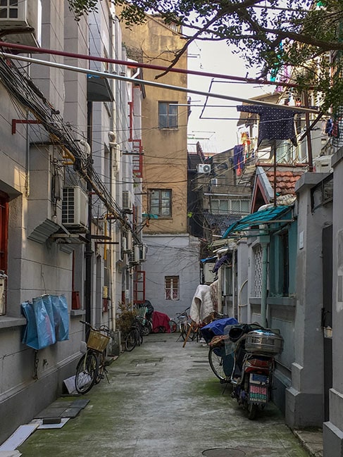 living in a Shanghai lane house