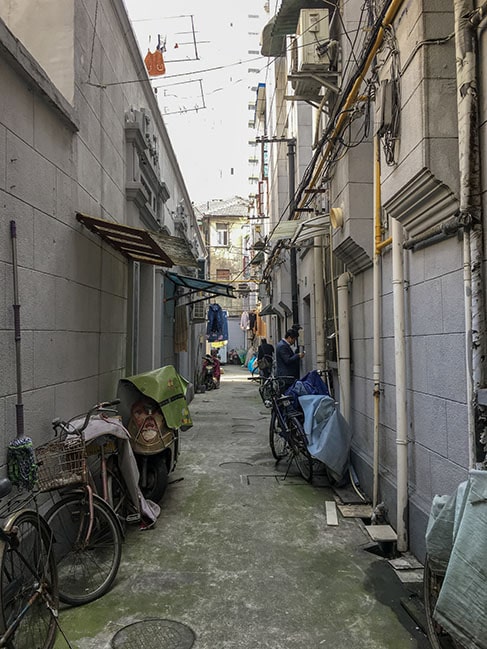 living in a Shanghai lane house