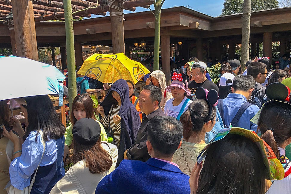 visiting Shanghai Disneyland during a holiday weekend