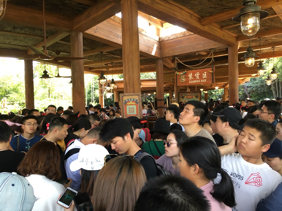 visiting Shanghai Disneyland during a holiday weekend