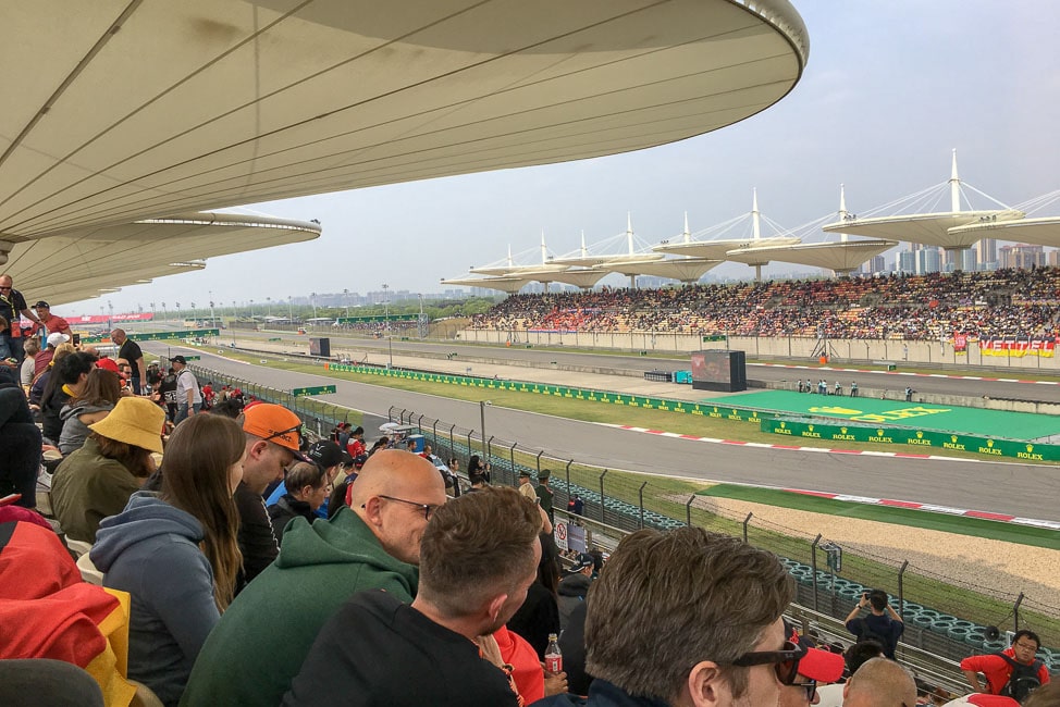 race day at F1 Shanghai Chinese Grand Prix